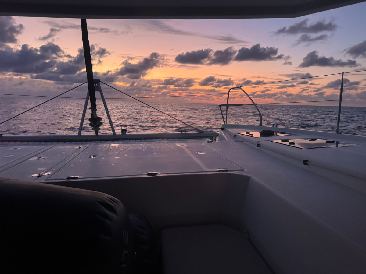 Outhaul broke sailing across the Gulf Stream (2 of 4)
