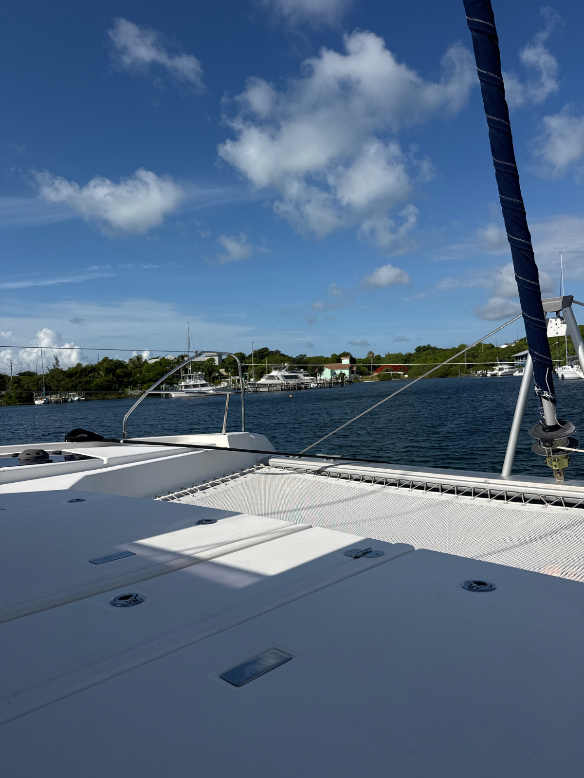 Moored at Donny’s, Black Sound, Green Turtle Cay